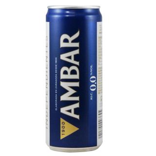 CERVEZA AMBAR 000 LATA 33 CL